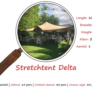 Stretchtent Delta (10,5m x 8,5m)