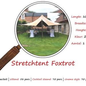 Stretchtent Foxtrot (10,5m x 7,5m)