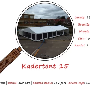 Kadertent 15m