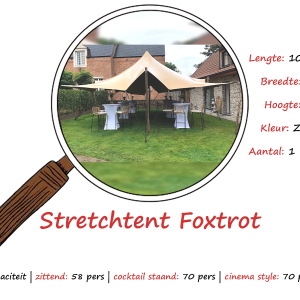 Stretchtent Foxtrot (10m x 7,5m)