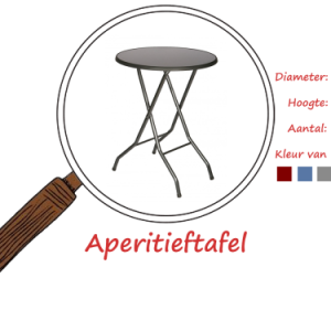 Aperitieftafel + Hoezen