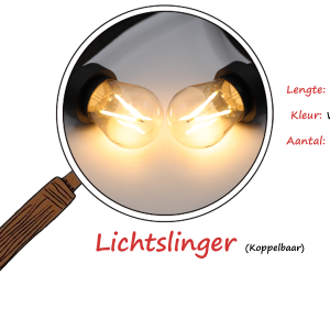 Lichtslingers (warm wit)