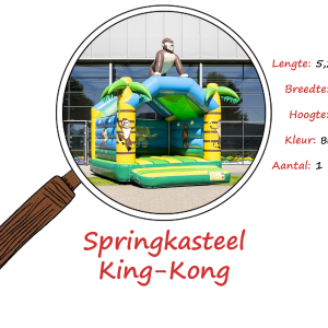 Springkasteel King-Kong