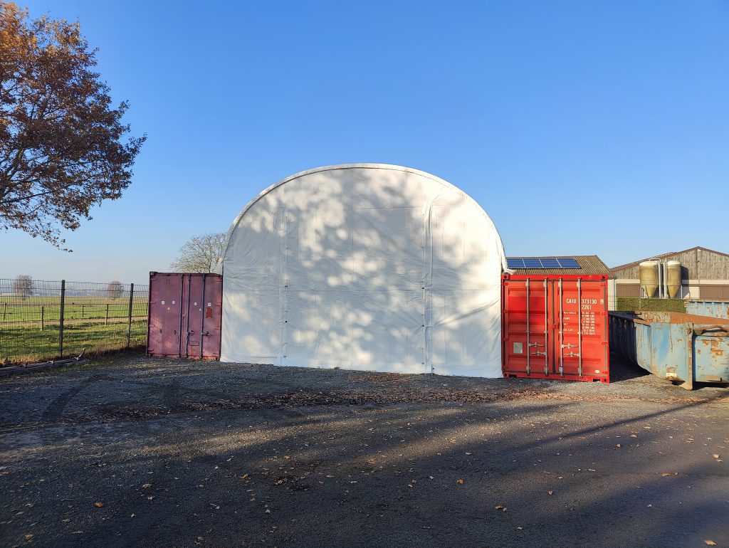 Opslagtenten met tent van Tent-Events